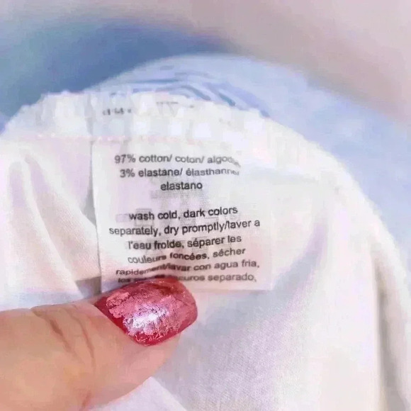 Women's Tommy Hilfiger Size 12 White flat front straight leg pants stretch - Picture 11 of 14